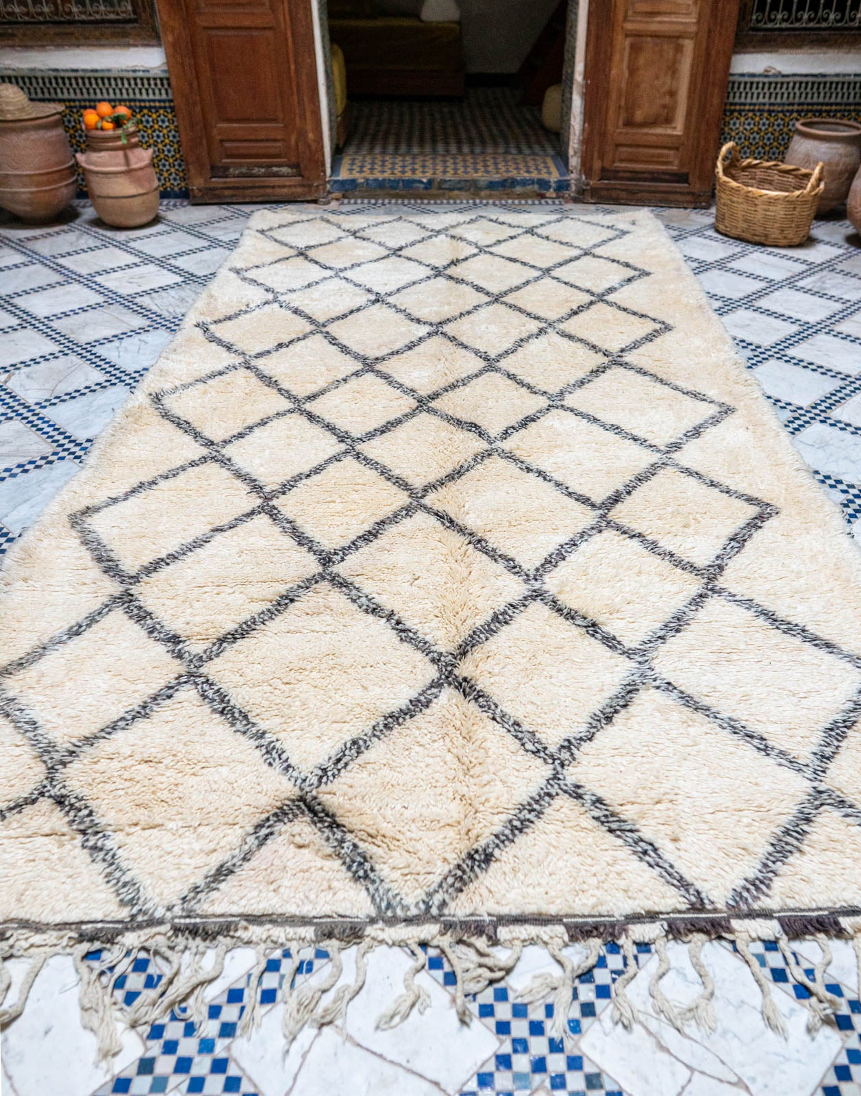 Beni Ouarain matto "Olivia" 205x410 cm