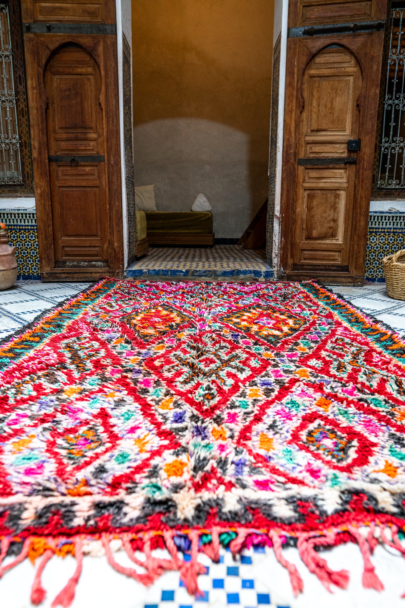 Marmoucha Vintage Rug "Oro Luna" 185x295 cm