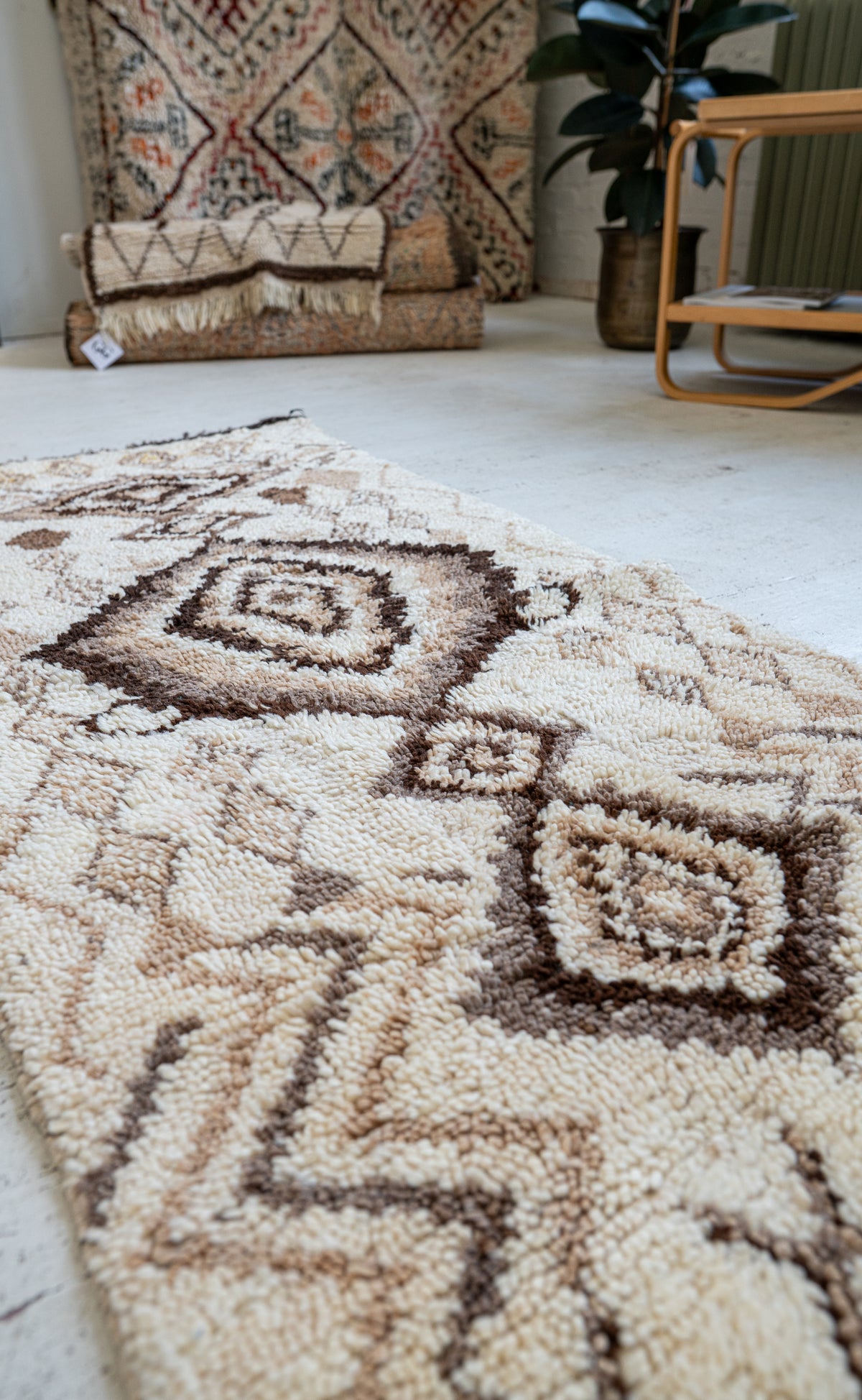 Azilal Vintage Rug "Page" 85x190 cm