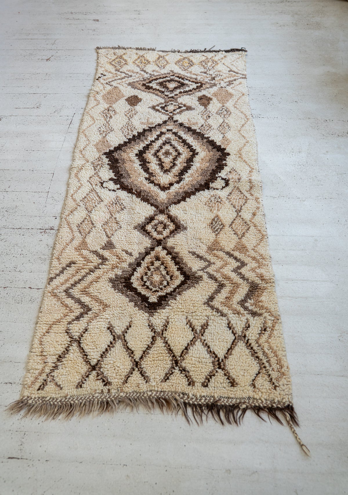 Azilal Vintage Rug "Page" 85x190 cm