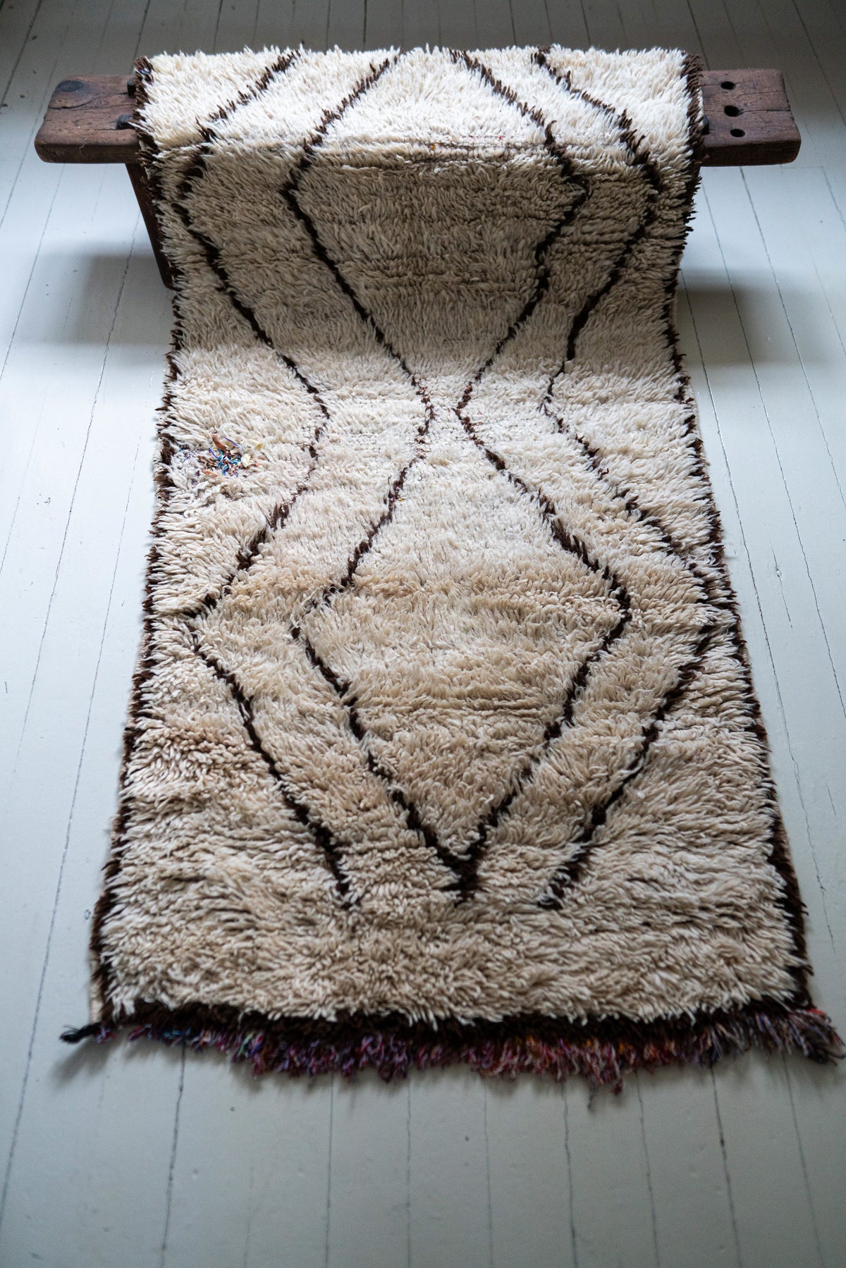 Azilal vintage-matto ”Pesä” 95 × 195 cm