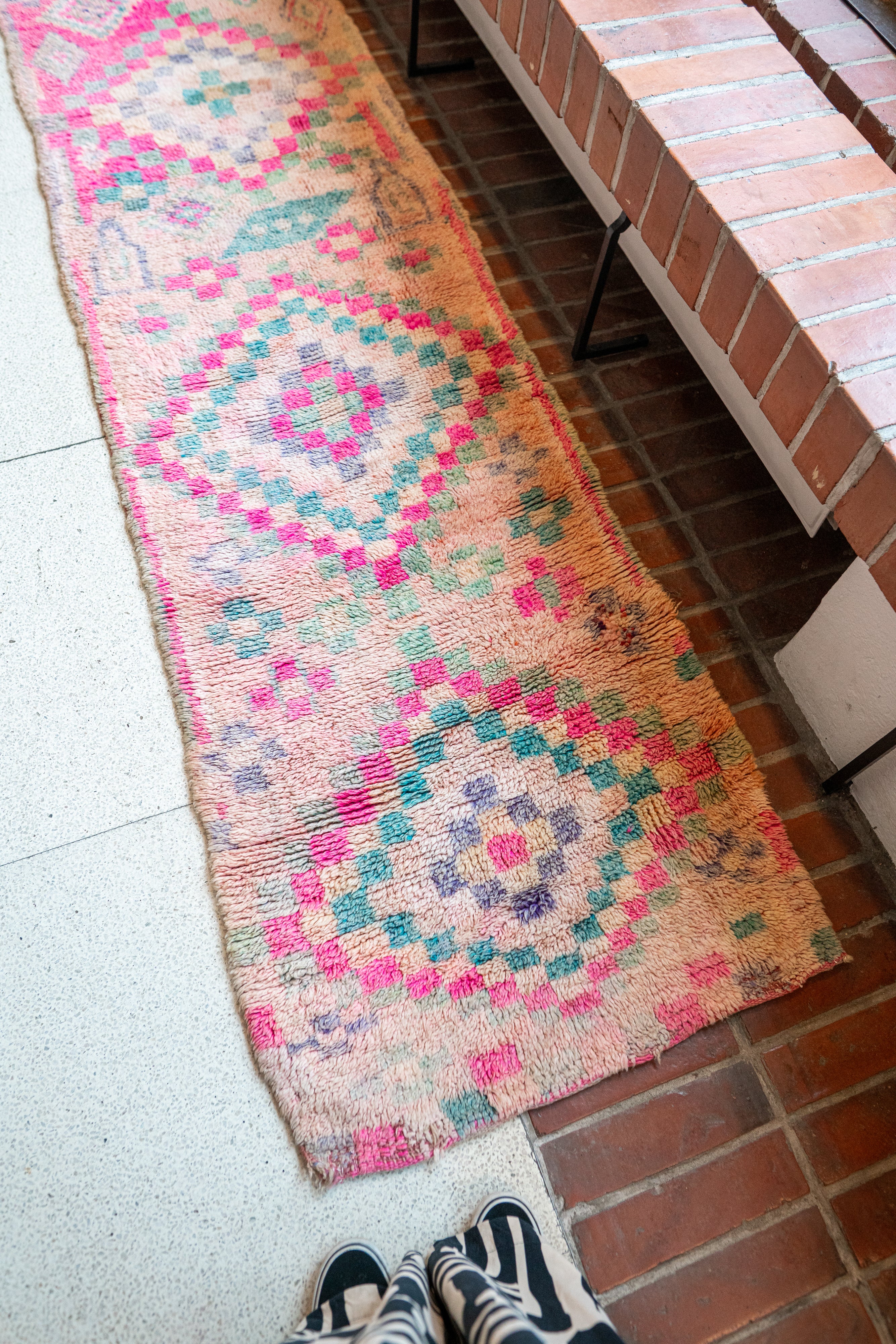 Boujad Vintage Rug “Pilvi” 70x305 cm