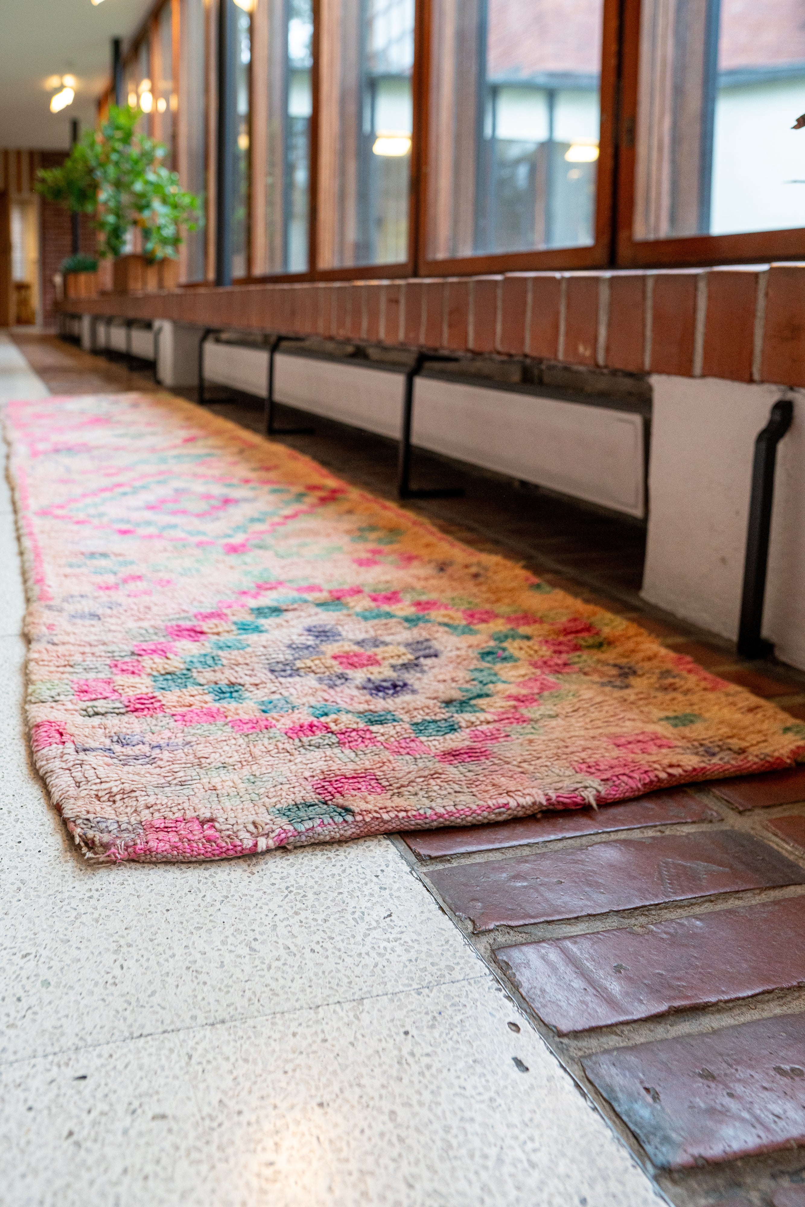 Boujad Vintage Rug “Pilvi” 70x305 cm