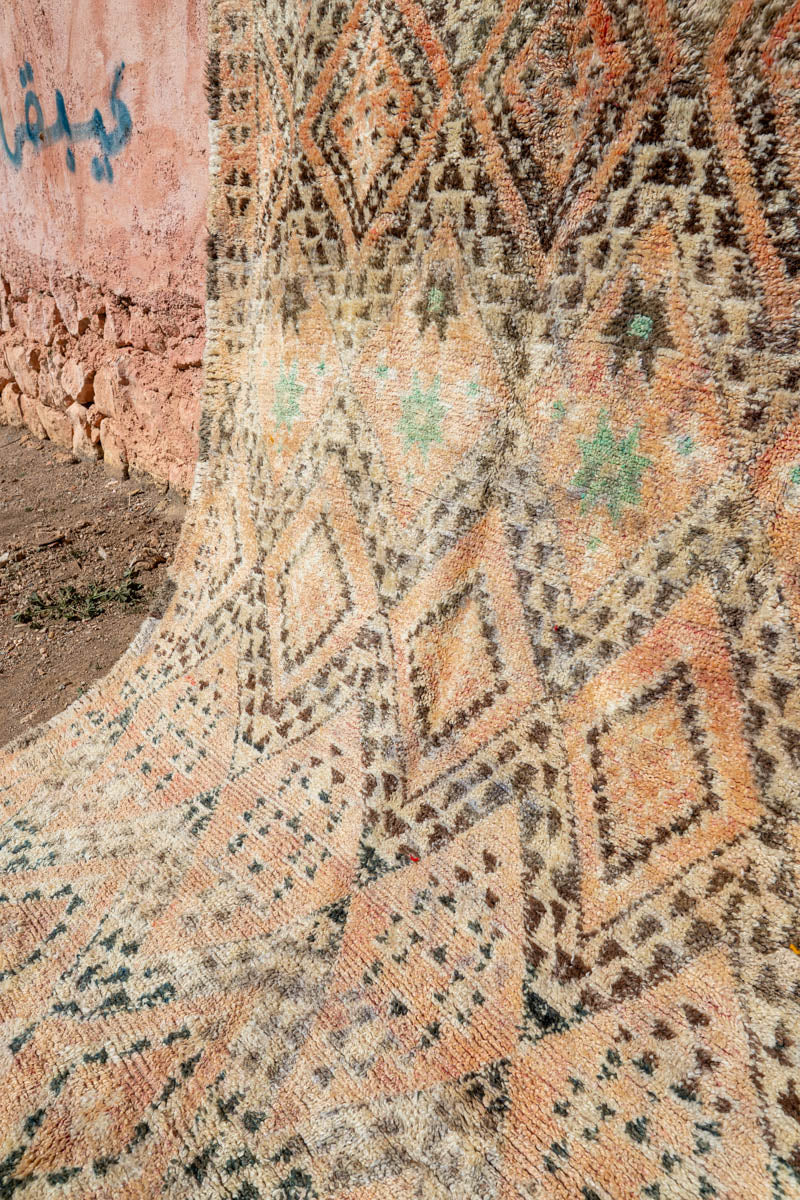 Marmoucha Vintage Rug "Pine" 210x420 cm