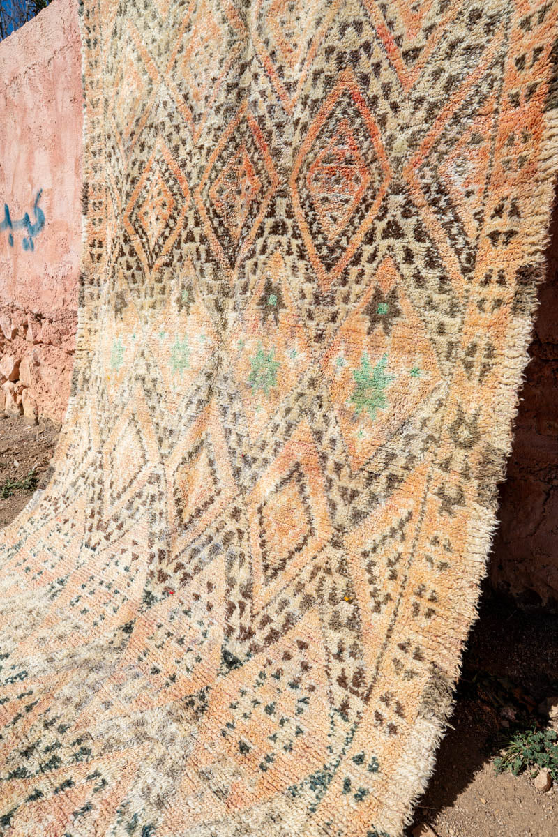 Marmoucha Vintage Rug "Pine" 210x420 cm