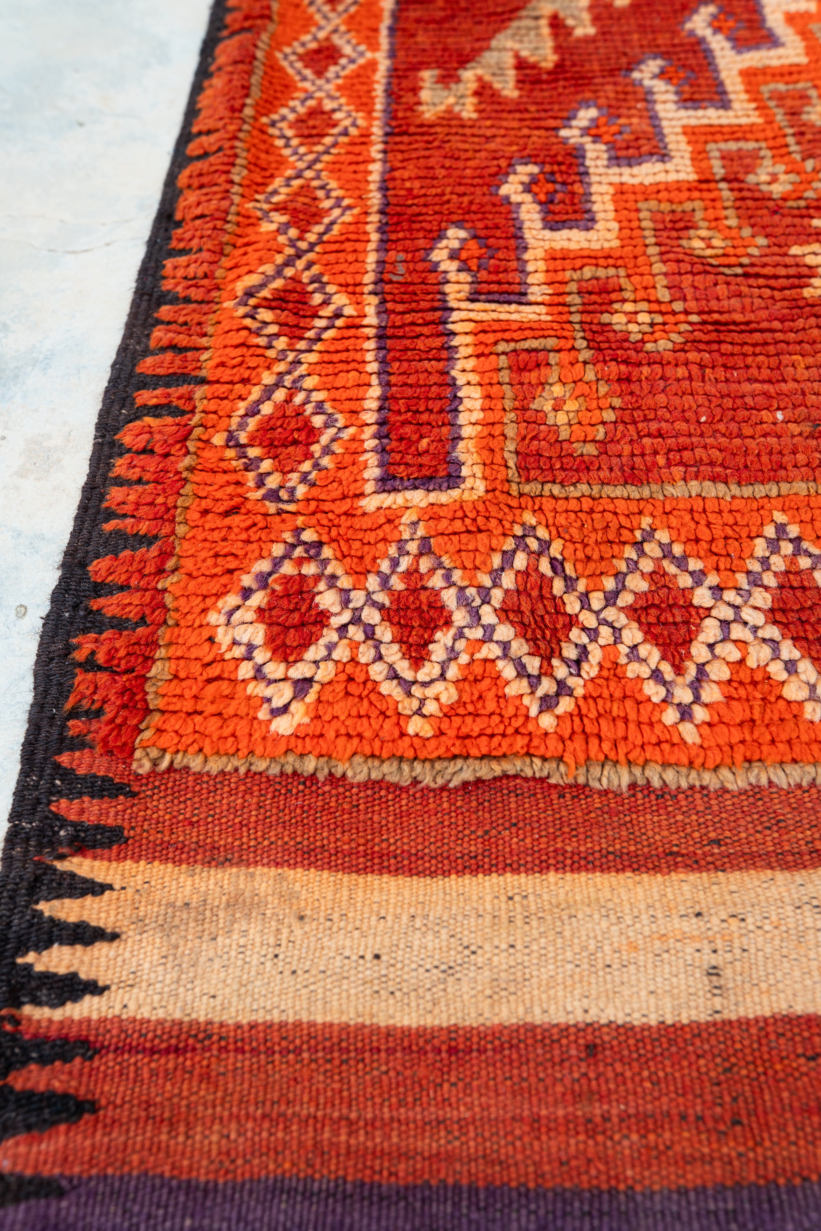Moroccan Vintage Rug Zemmour "Pop-Up" 185x325cm