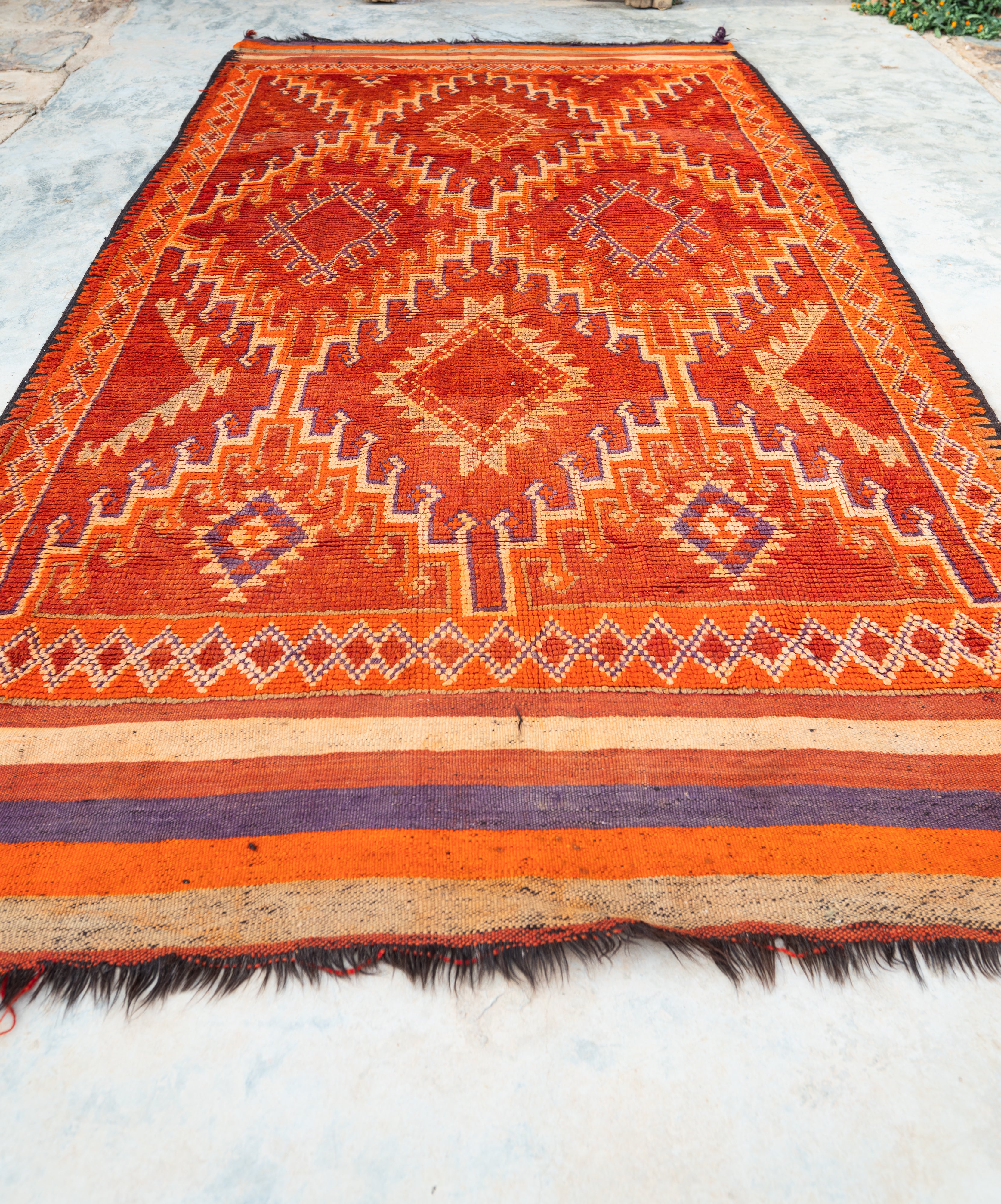 Moroccan Vintage Rug Zemmour "Pop-Up" 185x325cm