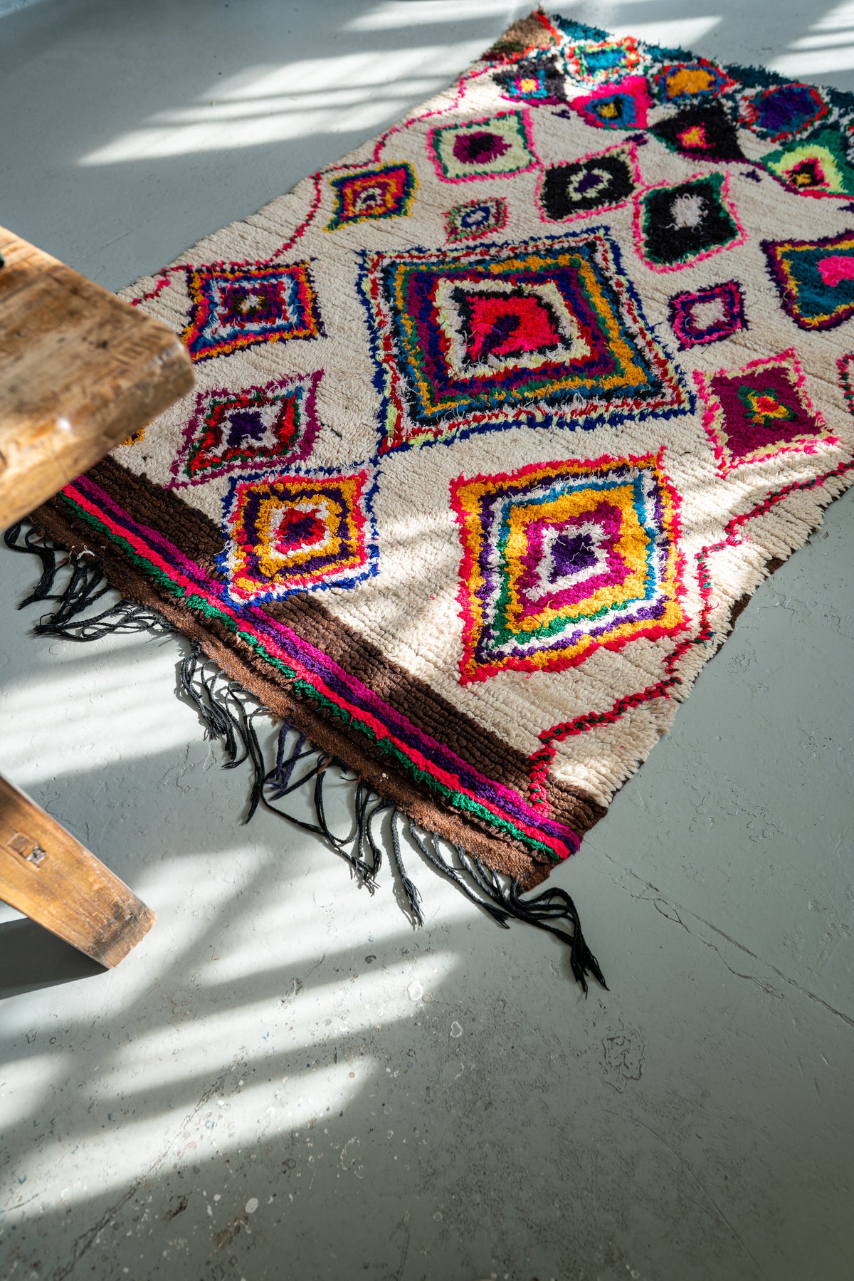 Azilal Vintage Rug “Shake” 150x245 cm