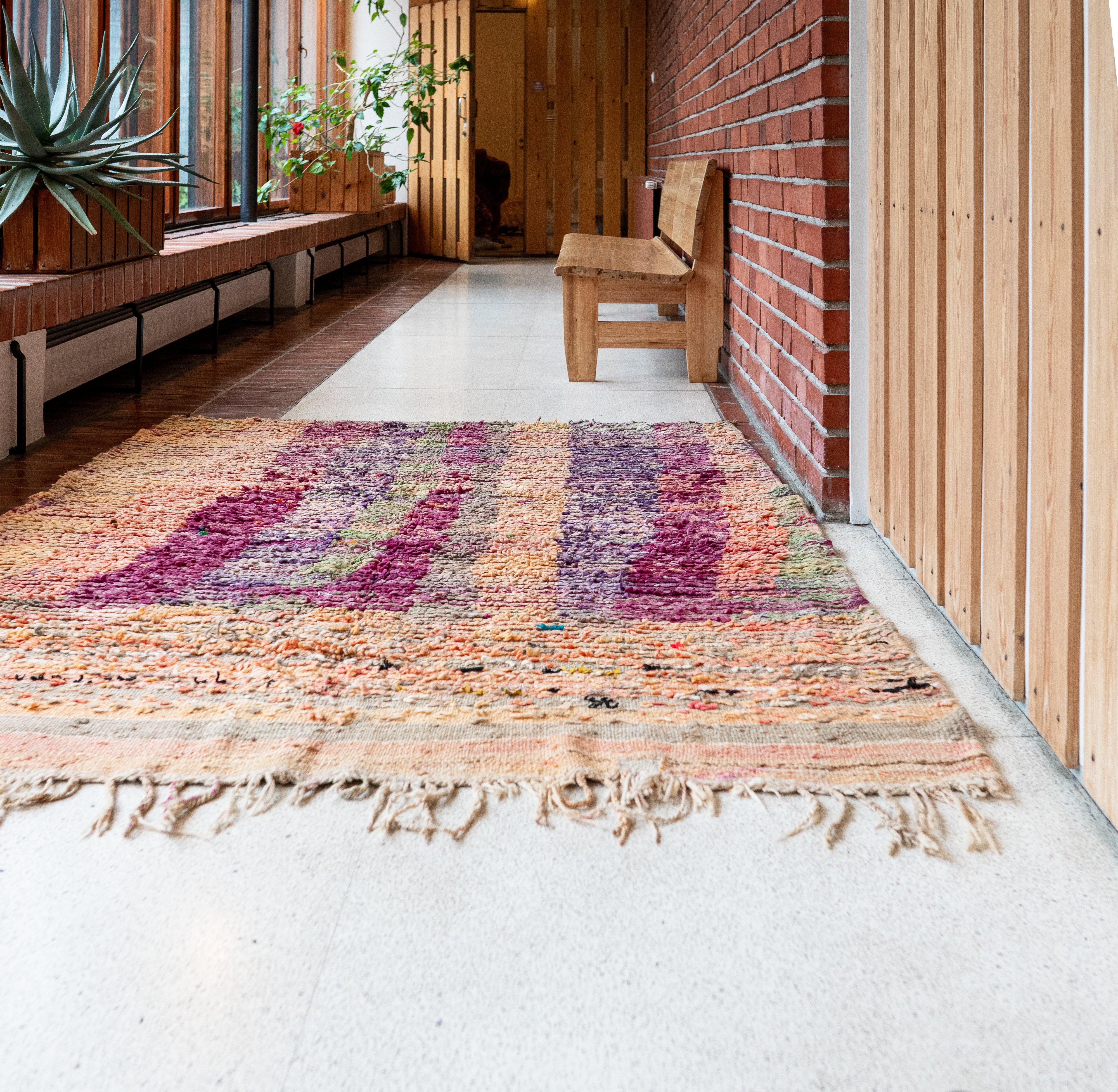 Boujad Vintage Rug “Shapes 1” 175x210 cm