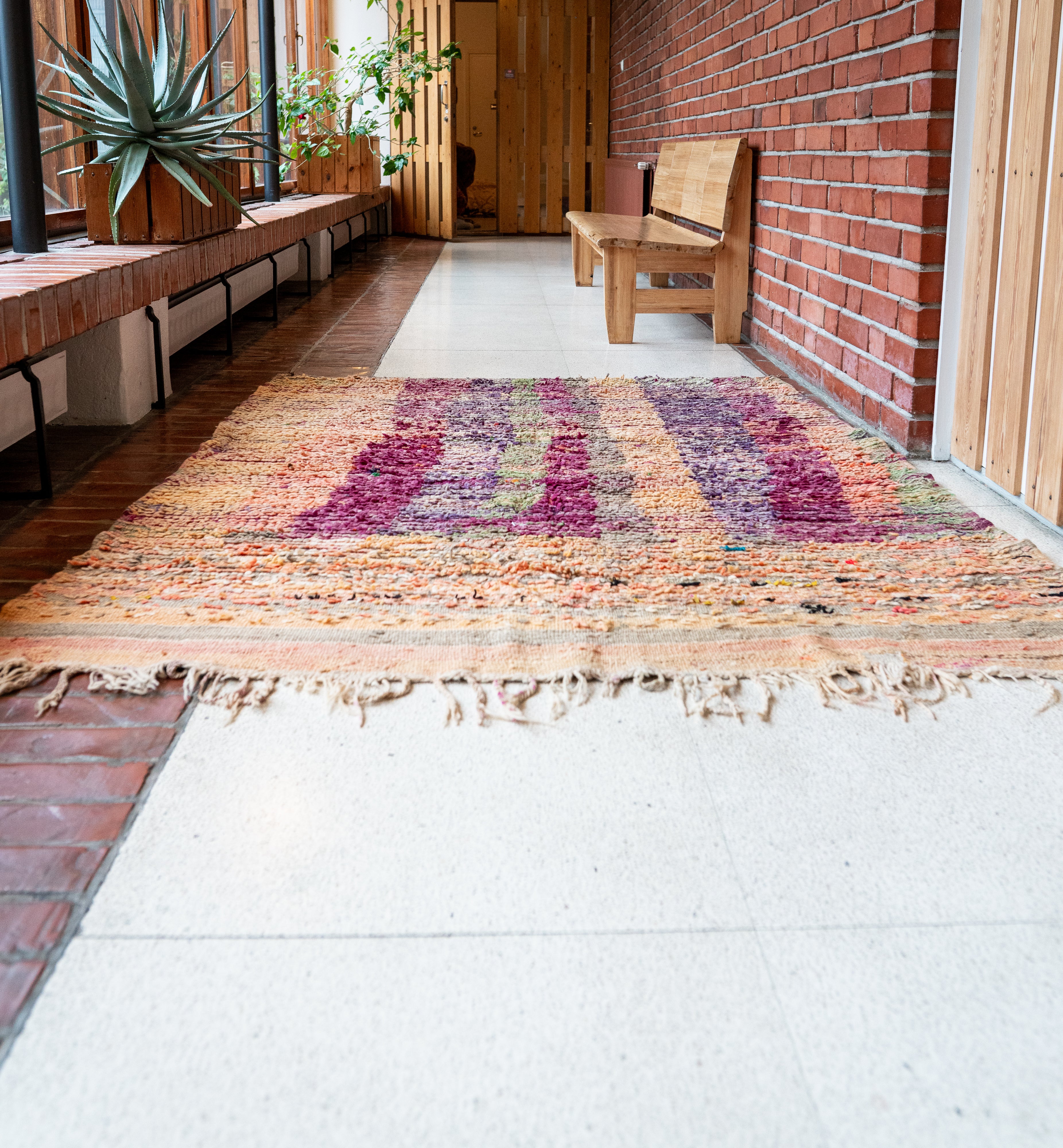 Boujad Vintage Rug “Shapes 1” 175x210 cm