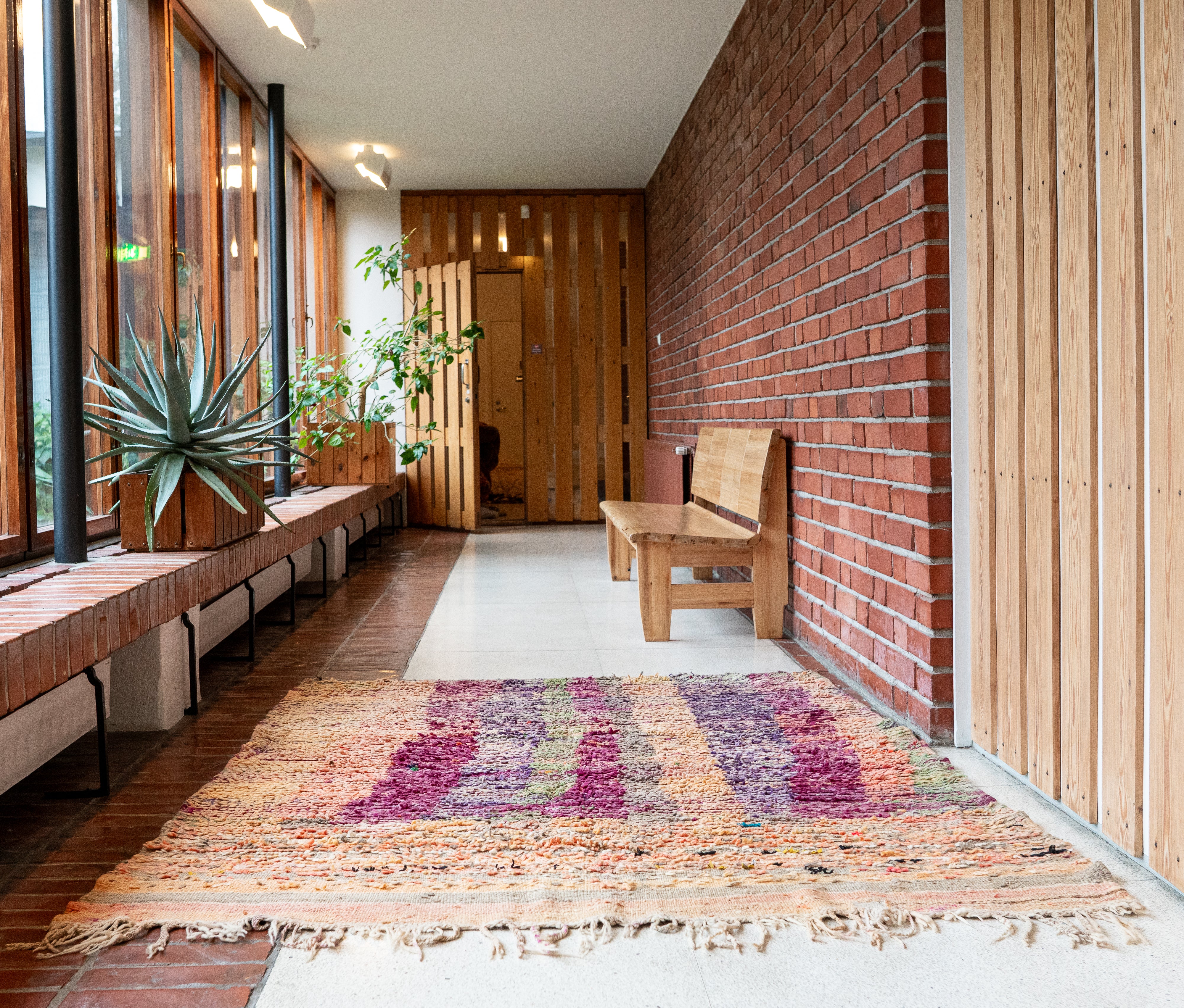 Boujad Vintage Rug “Shapes 1” 175x210 cm