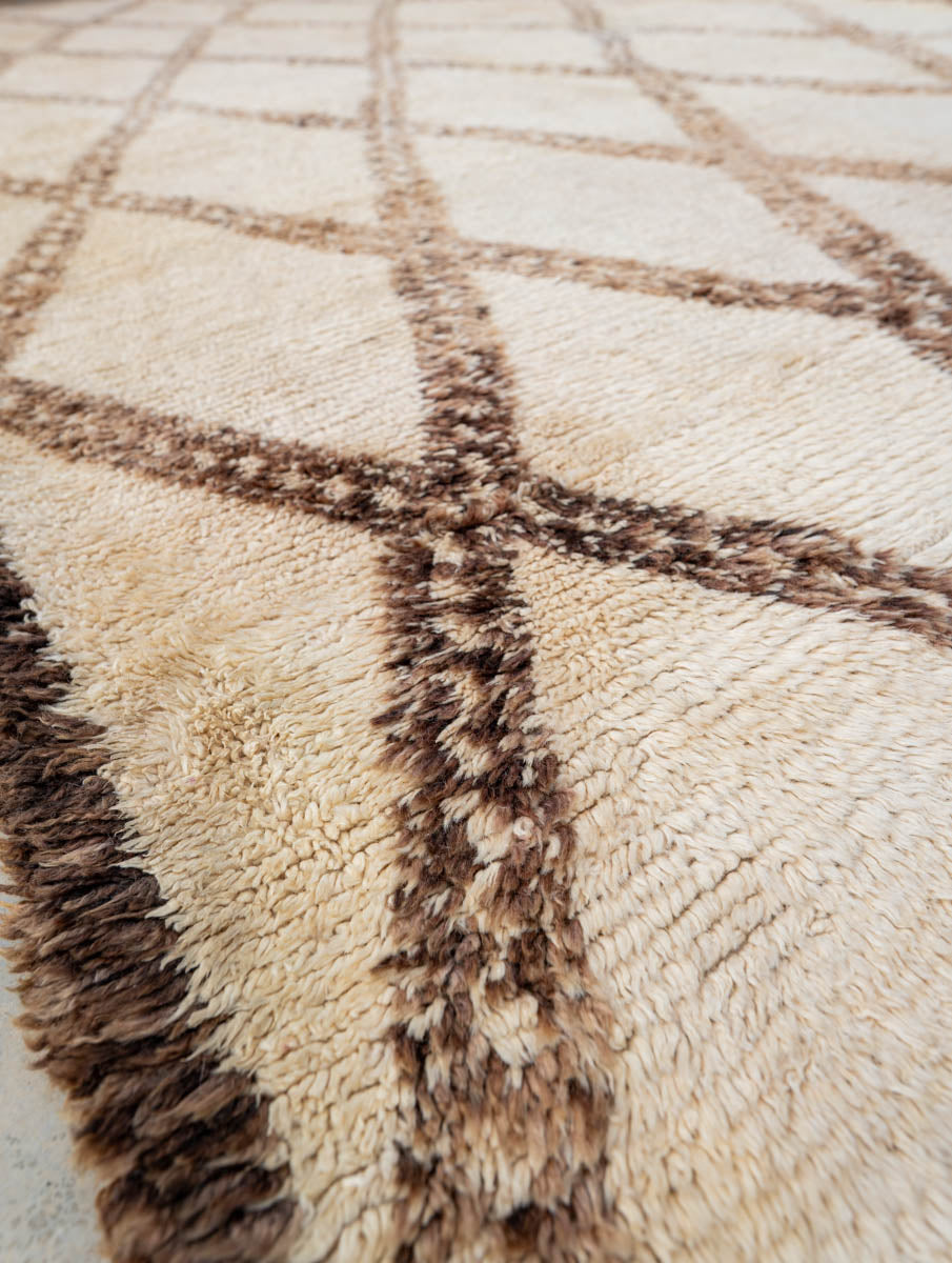 Beni Ouarain Rug "Sophisticated" 190x400 cm
