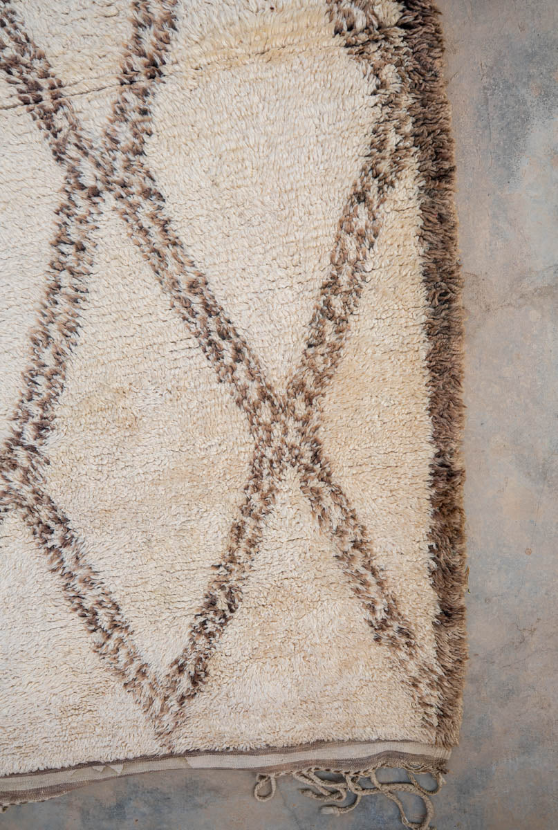 Beni Ouarain Rug "Sophisticated" 190x400 cm