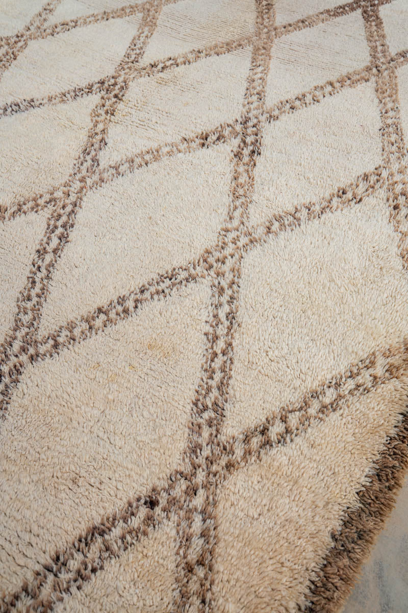 Beni Ouarain Rug "Sophisticated" 190x400 cm