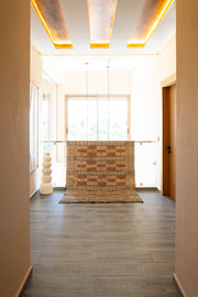 Berber Kilim Vintage Rug “Soulmate” 145x240 cm