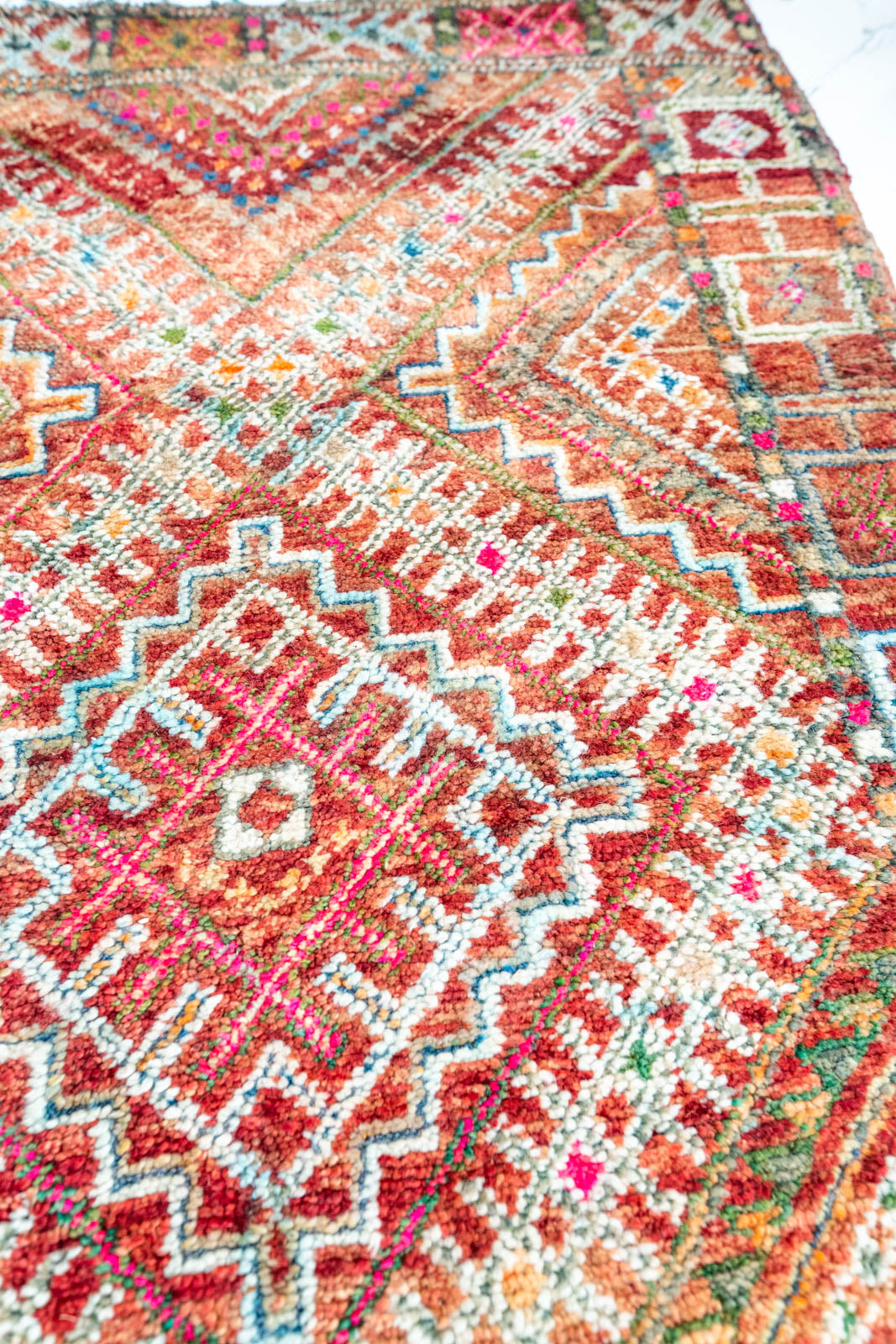 Guerrouane vintage-matto "Statement" 185x260 cm
