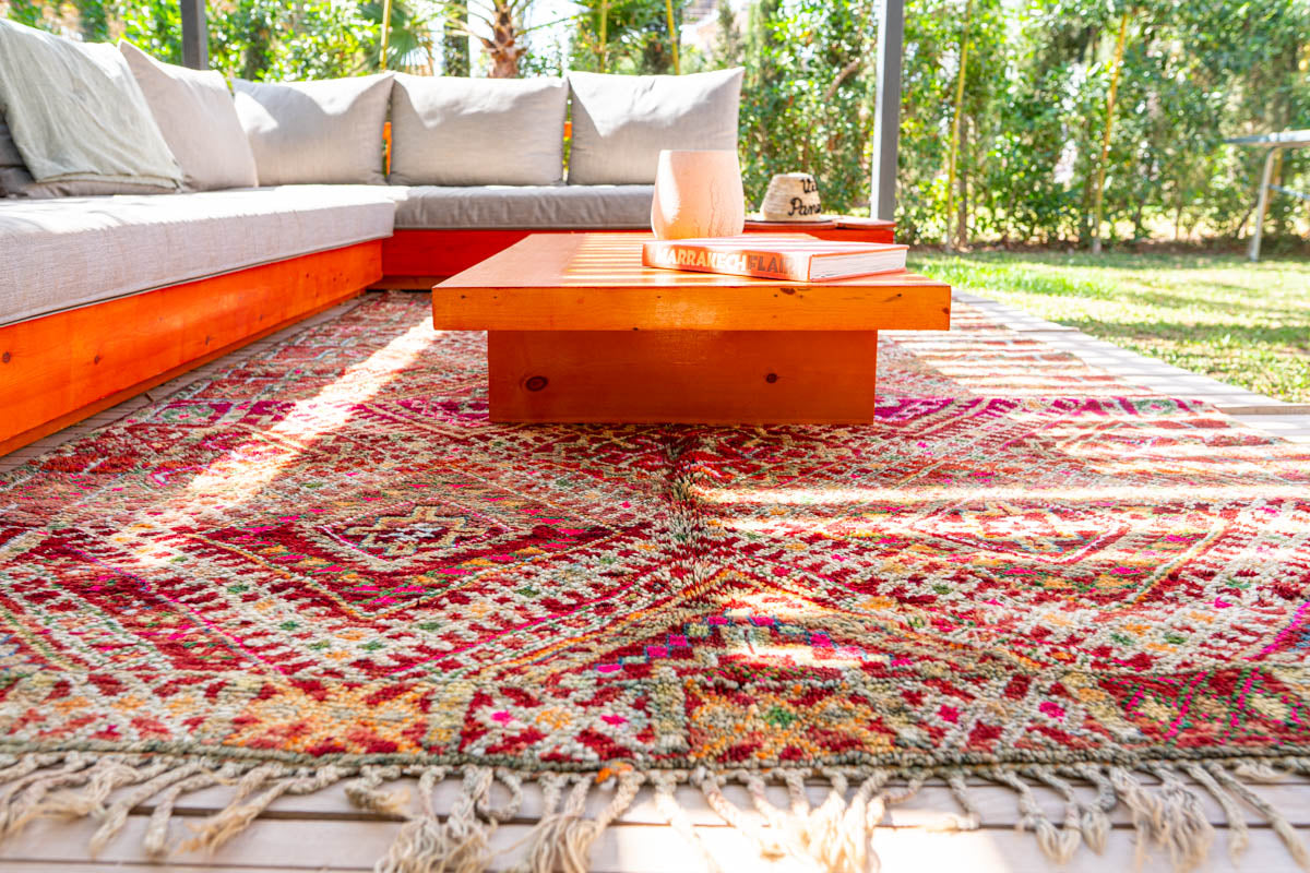 Guerrouane vintage-matto "Statement" 185x260 cm