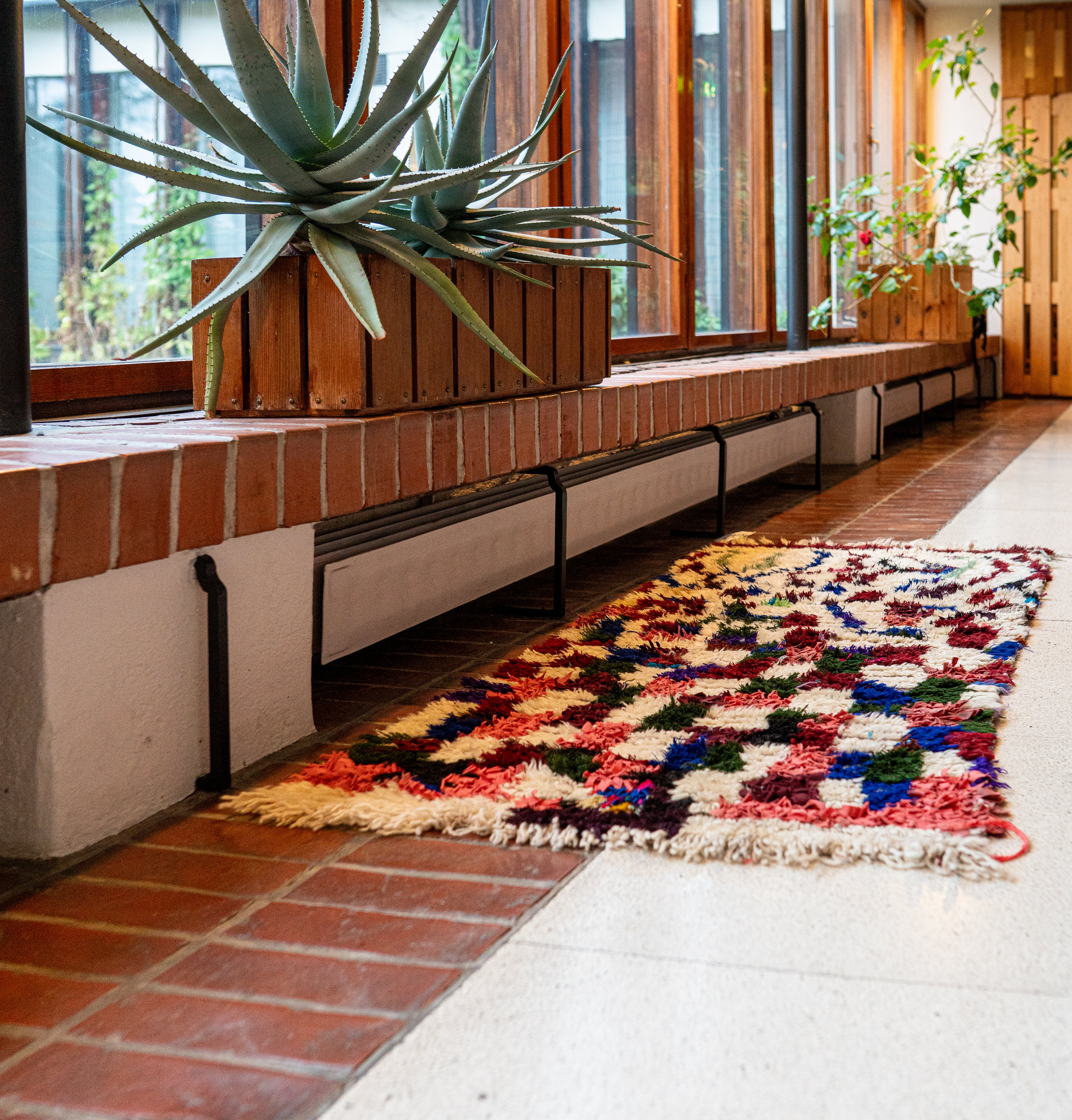 Boucherouite Vintage Rug "Stay" 85x165 cm