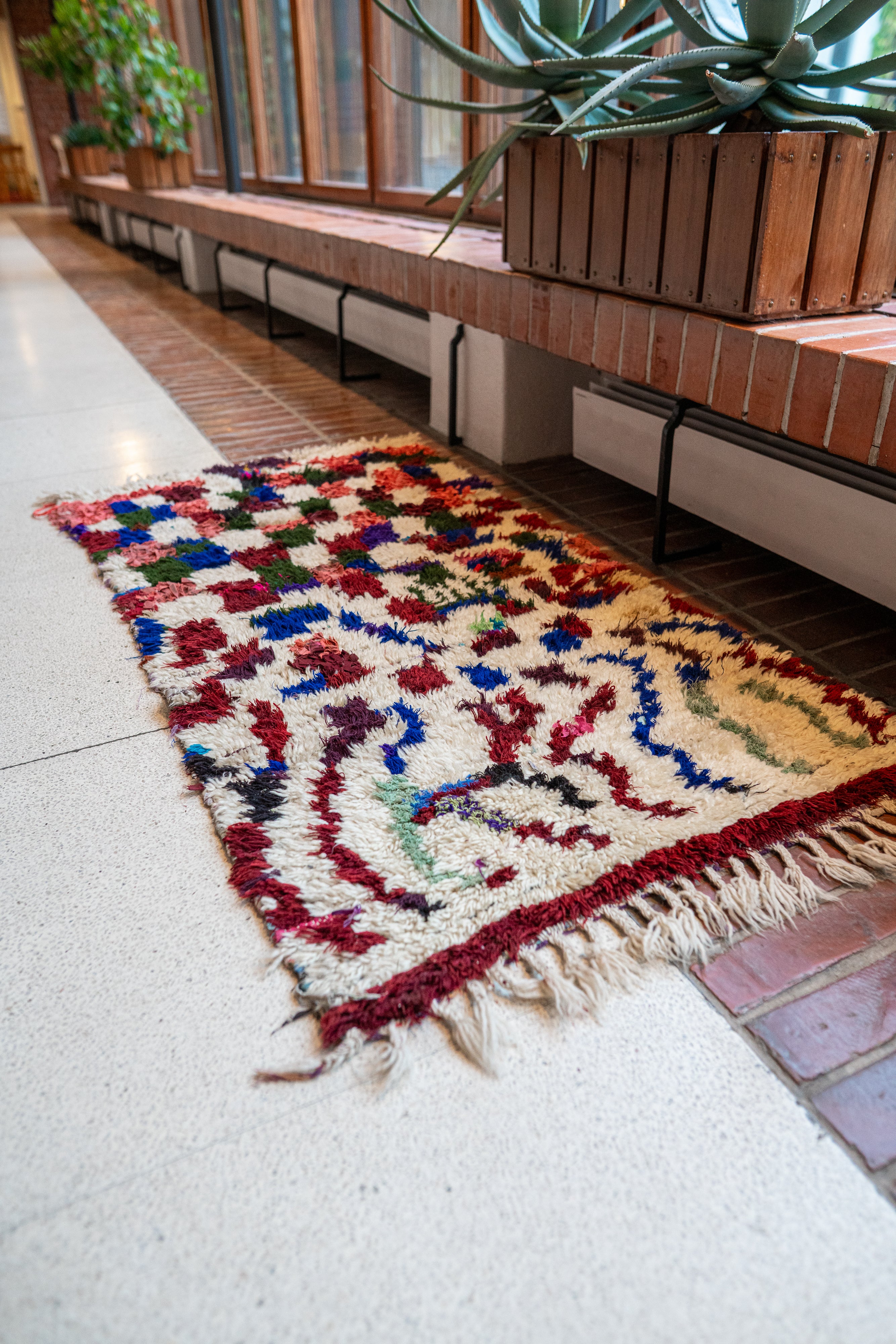 Boucherouite Vintage Rug "Stay" 85x165 cm