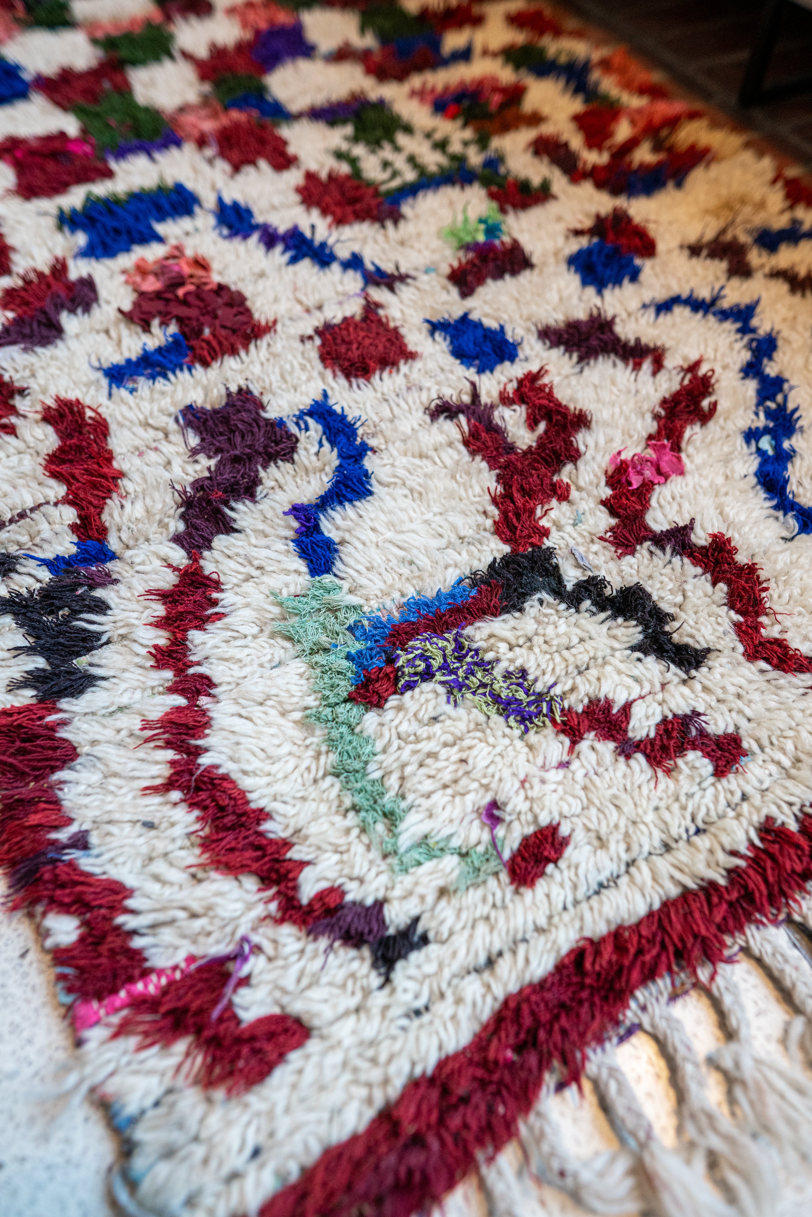 Boucherouite Vintage Rug "Stay" 85x165 cm