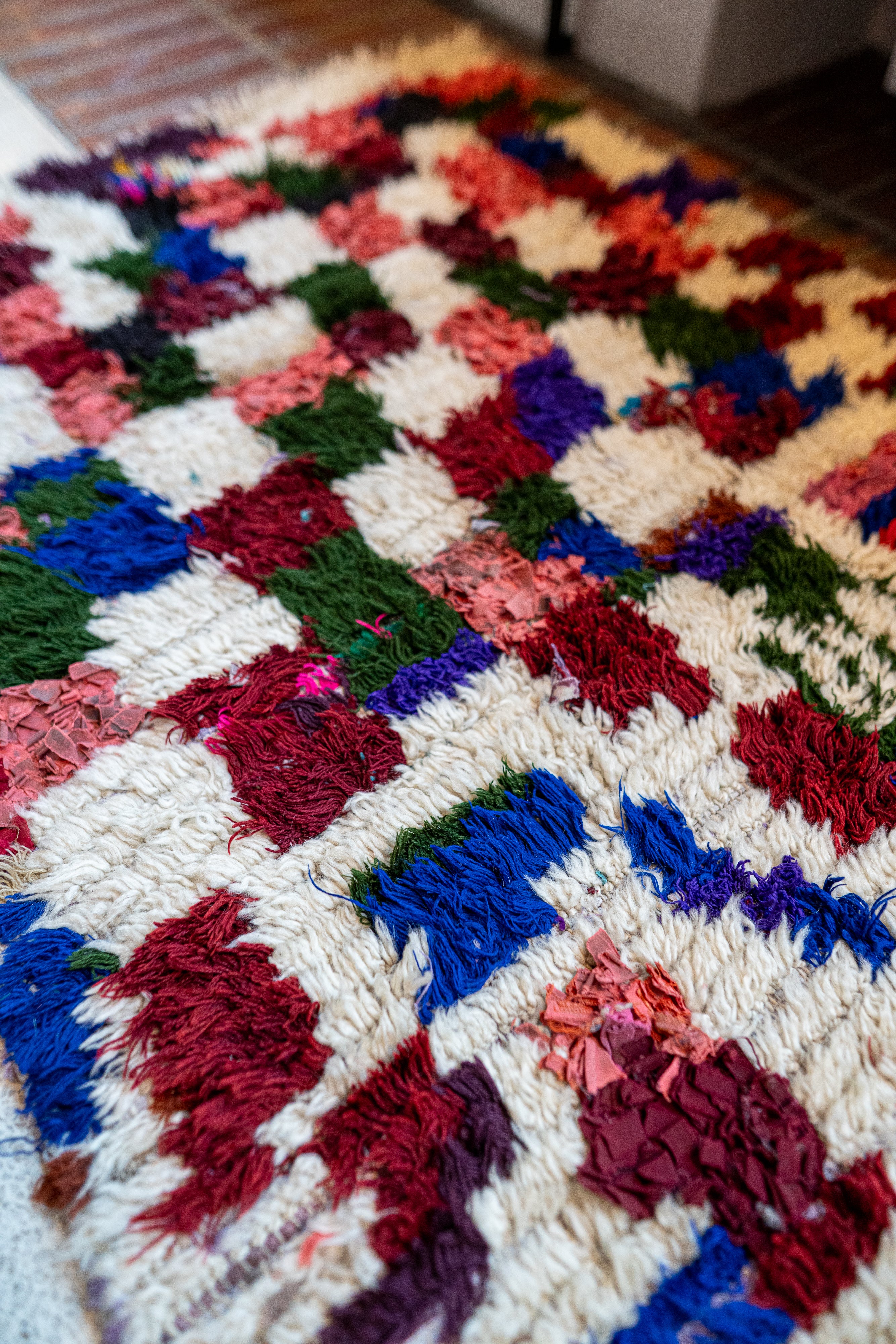 Boucherouite Vintage Rug "Stay" 85x165 cm