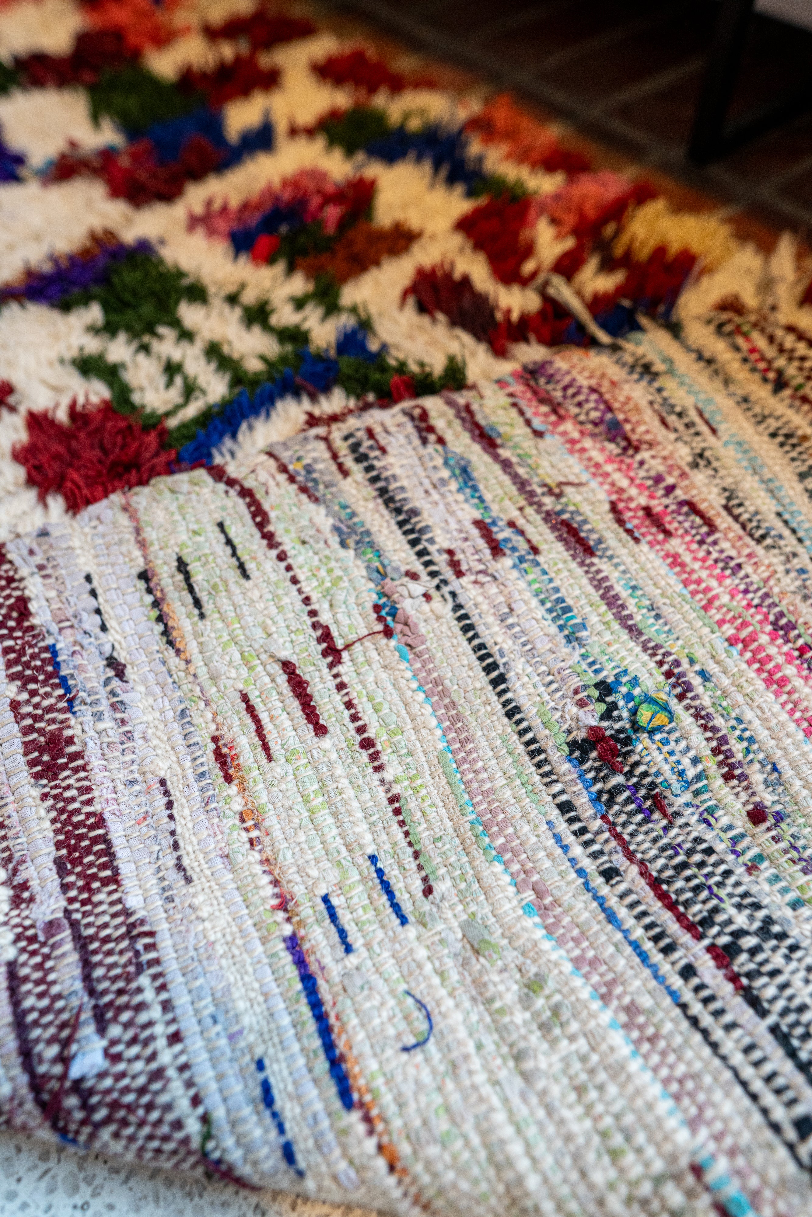 Boucherouite Vintage Rug "Stay" 85x165 cm