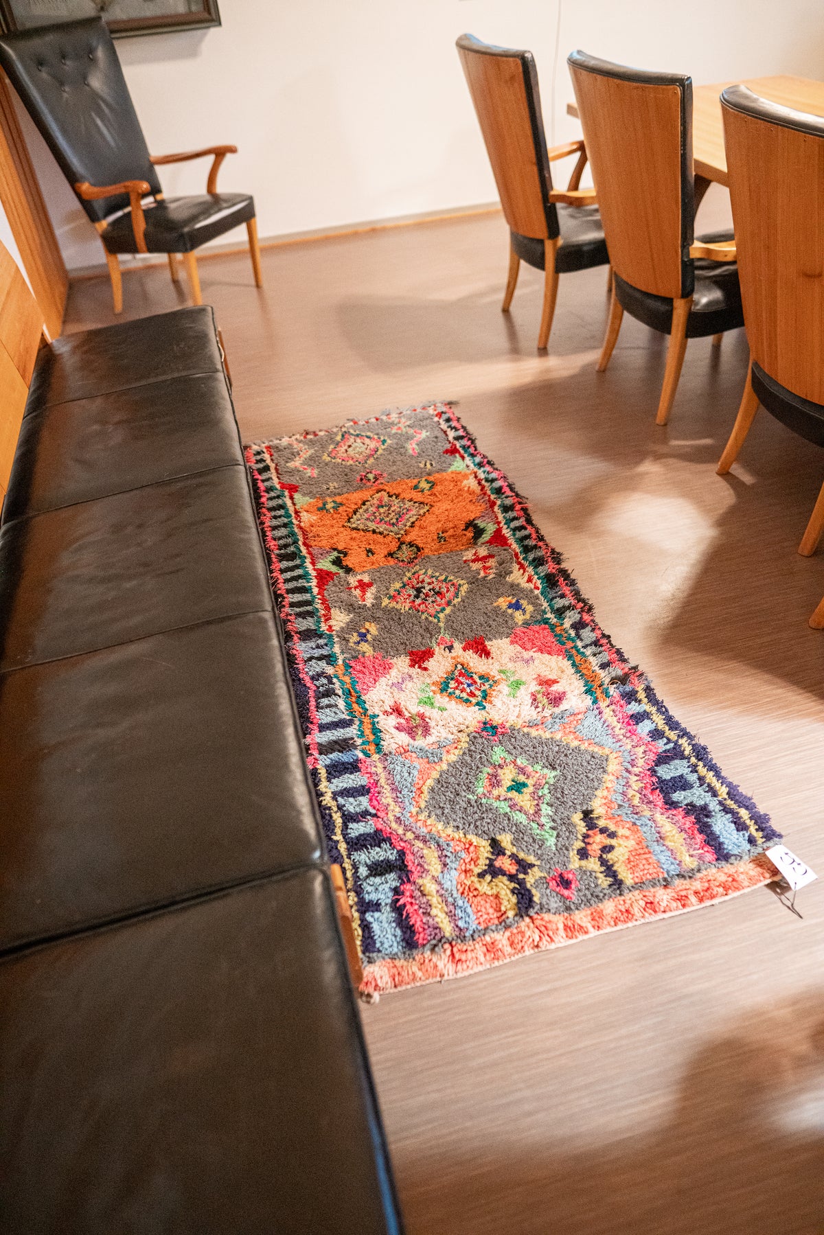 Boucherouite Vintage Rug "Sweet" 85x200 cm