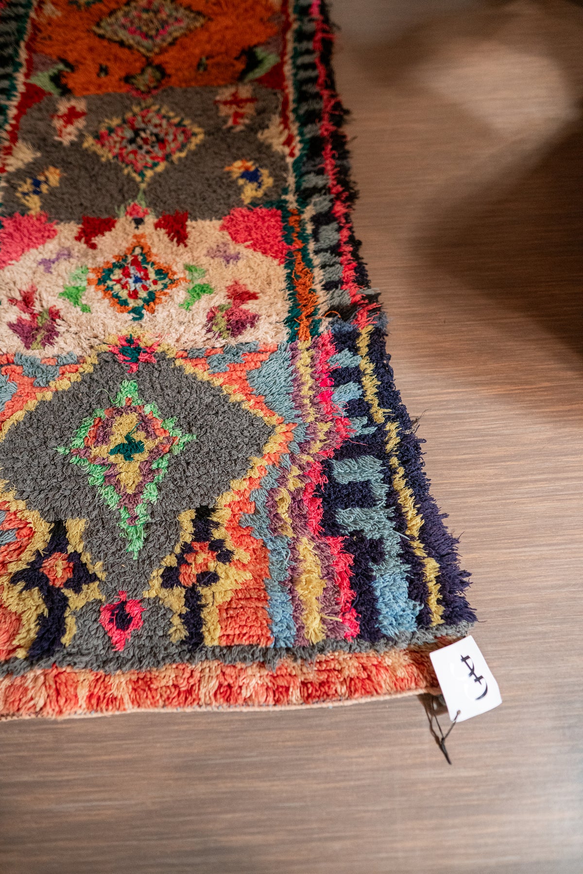 Boucherouite Vintage Rug "Sweet" 85x200 cm