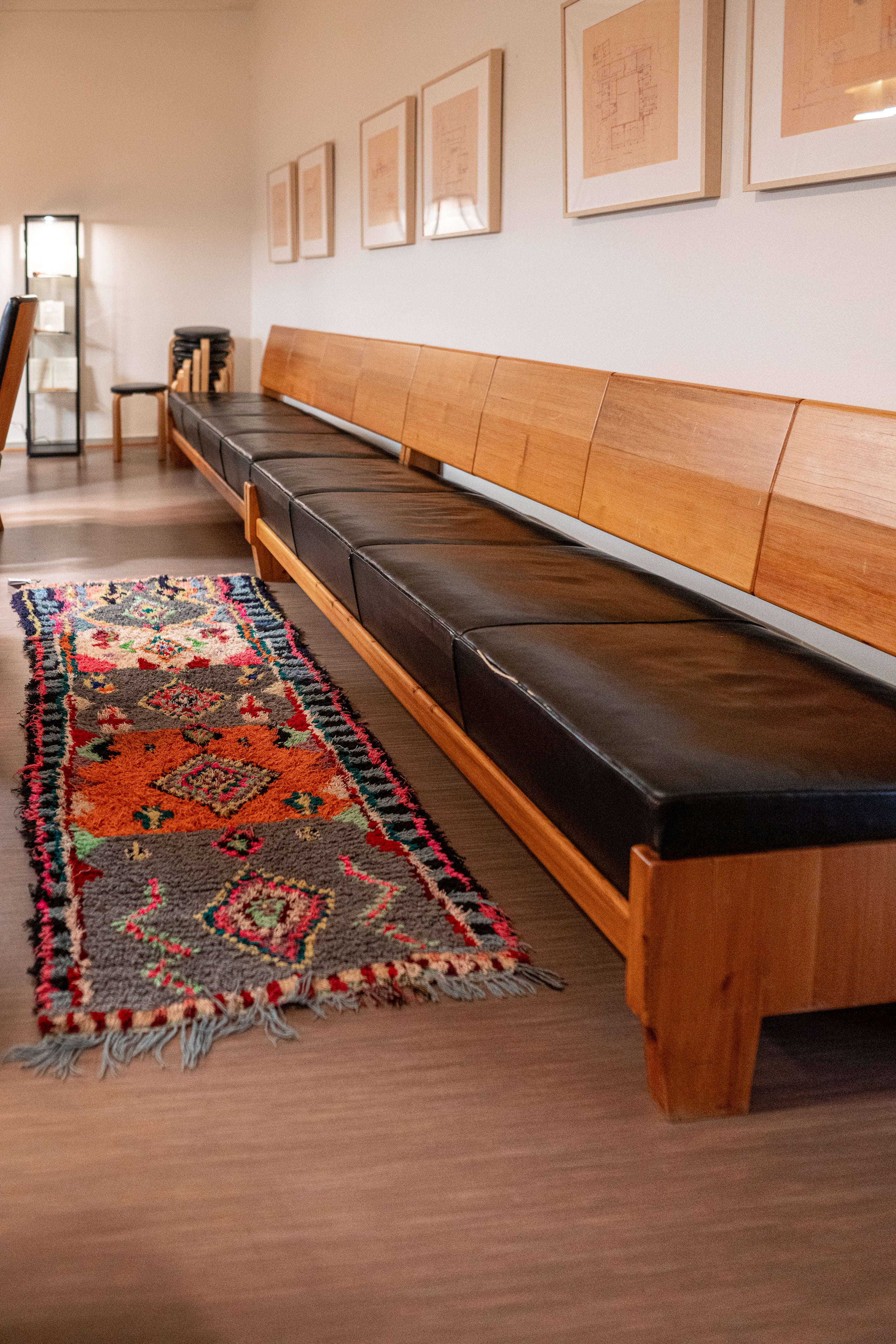 Boucherouite Vintage Rug "Sweet" 85x200 cm