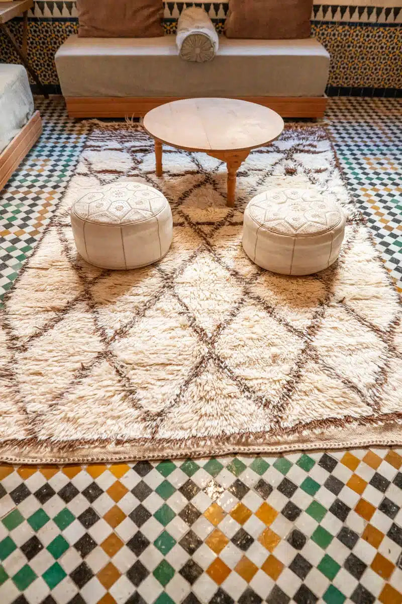 Marokkolaismatto Azilal Vintage Paimentolaismatto MADesign 2025