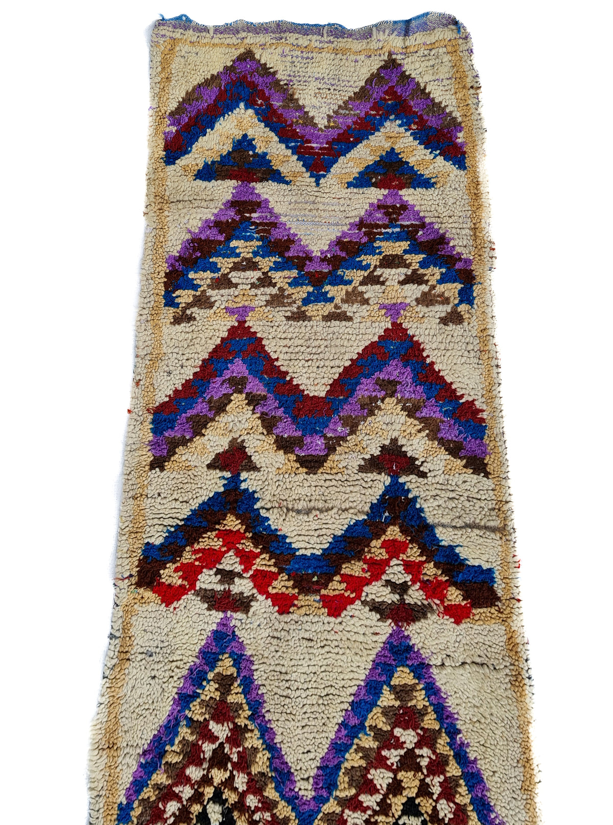 Azilal vintage matto "Tiipi" 75x185 cm