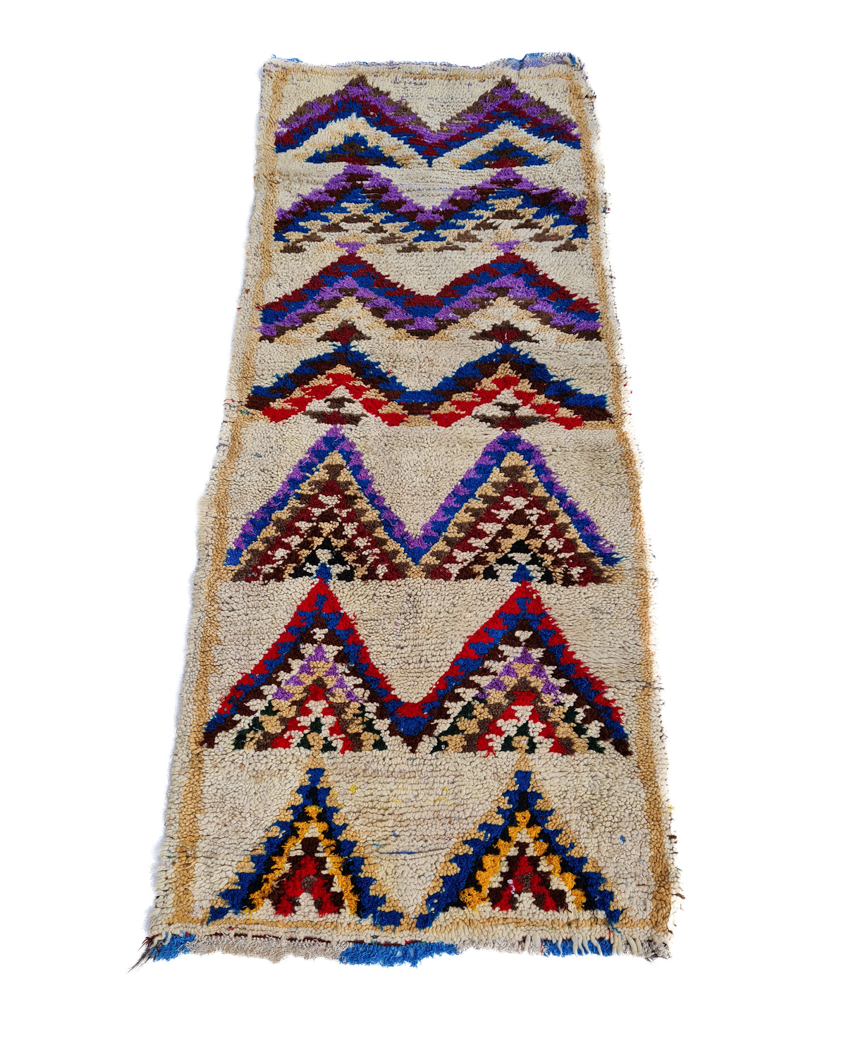 Azilal vintage matto "Tiipi" 75x185 cm