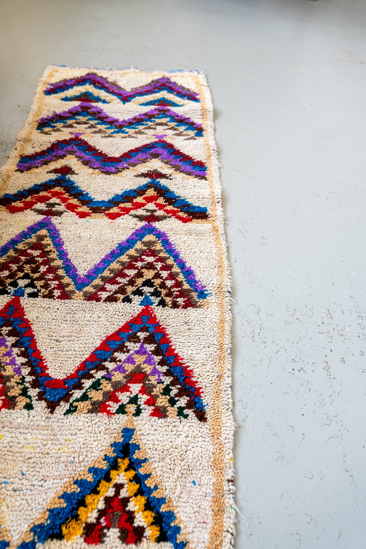 Azilal vintage matto "Tiipi" 75x185 cm