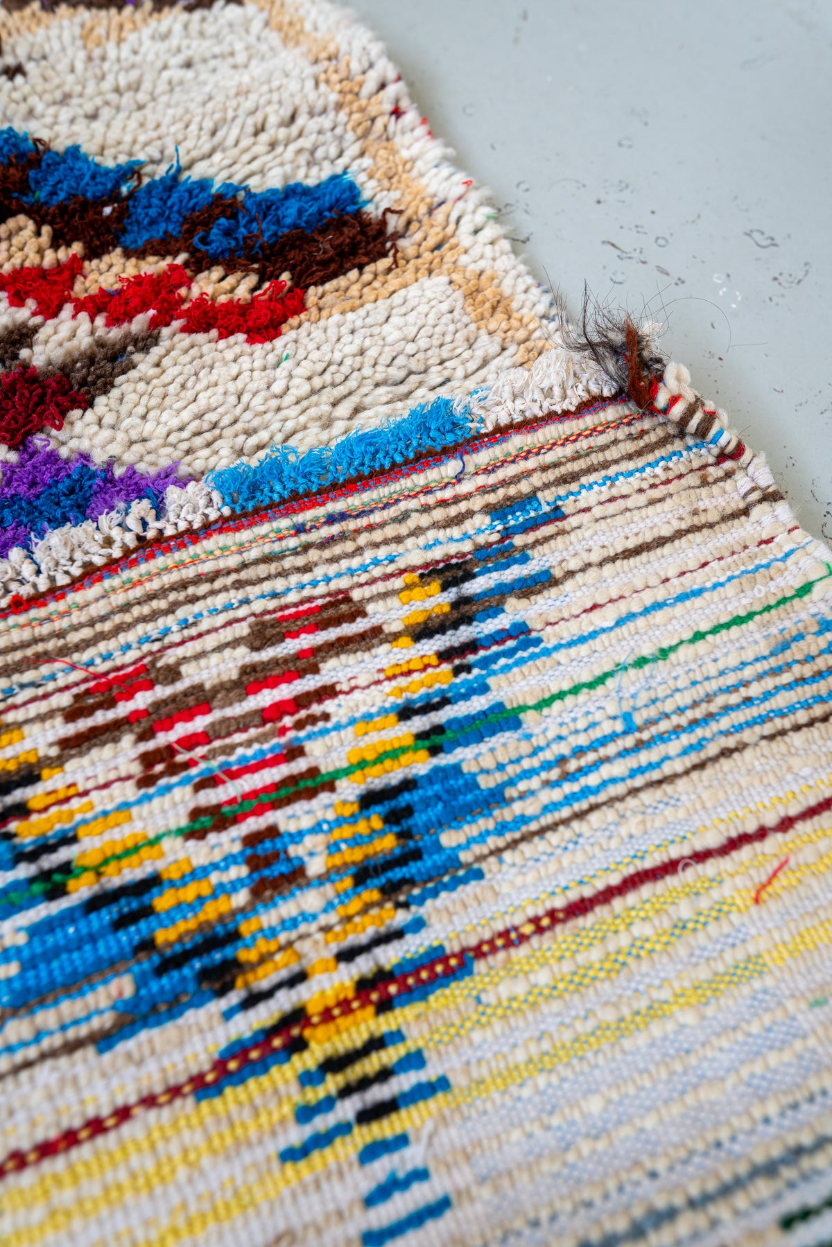 Azilal vintage matto "Tiipi" 75x185 cm