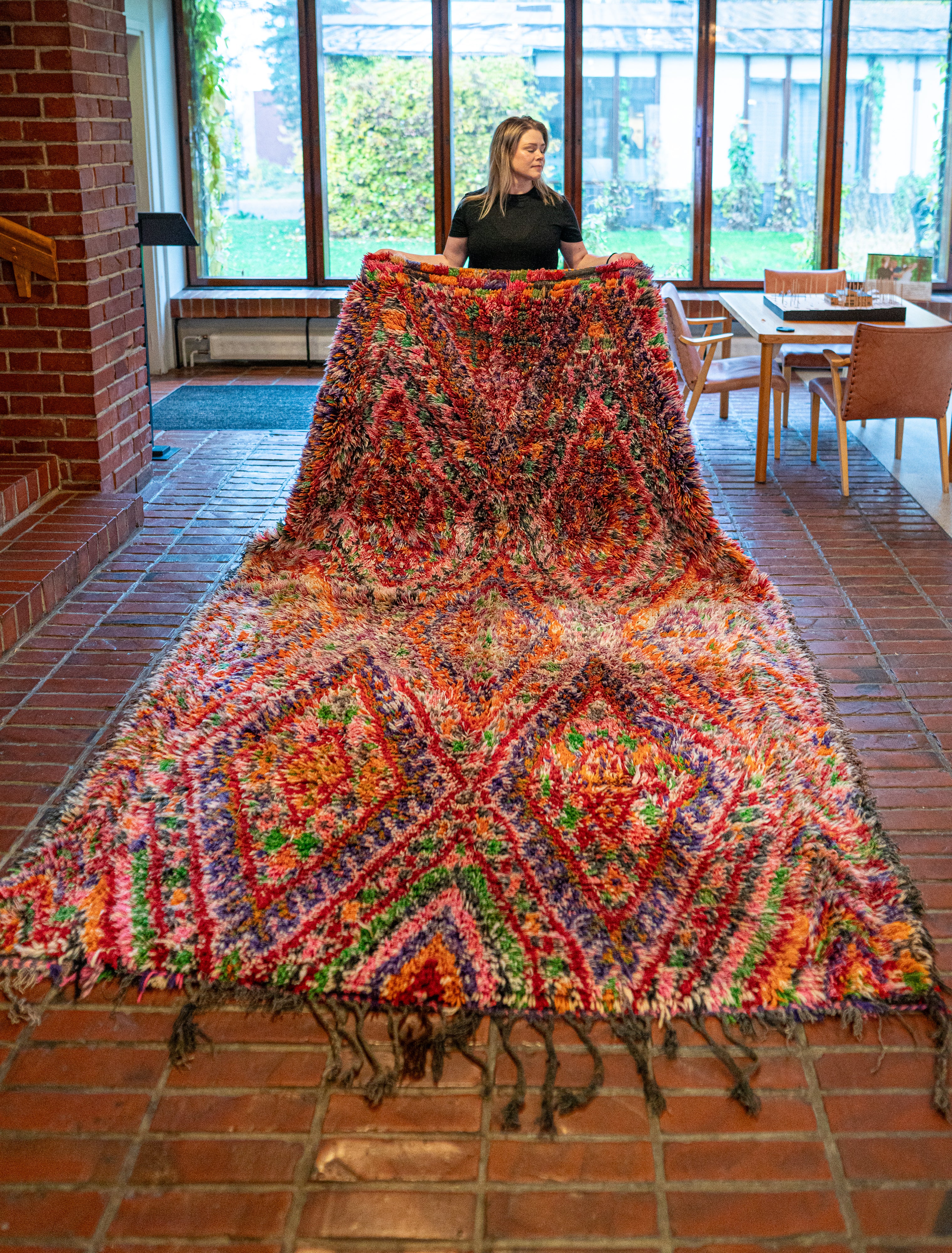 Marmoucha vintage-matto "Toucan" 200x305 cm