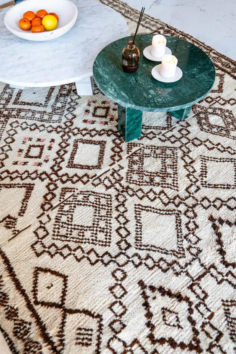 Marokkolainen Vintage Berber Beni Ouarain matto MADesign 2025