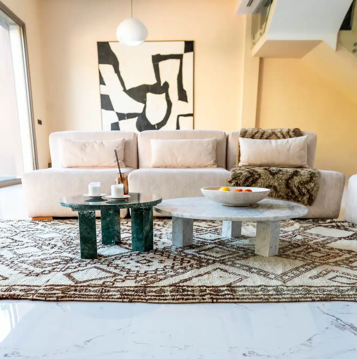 Marokkolainen Vintage Berber Beni Ouarain matto MADesign 2025