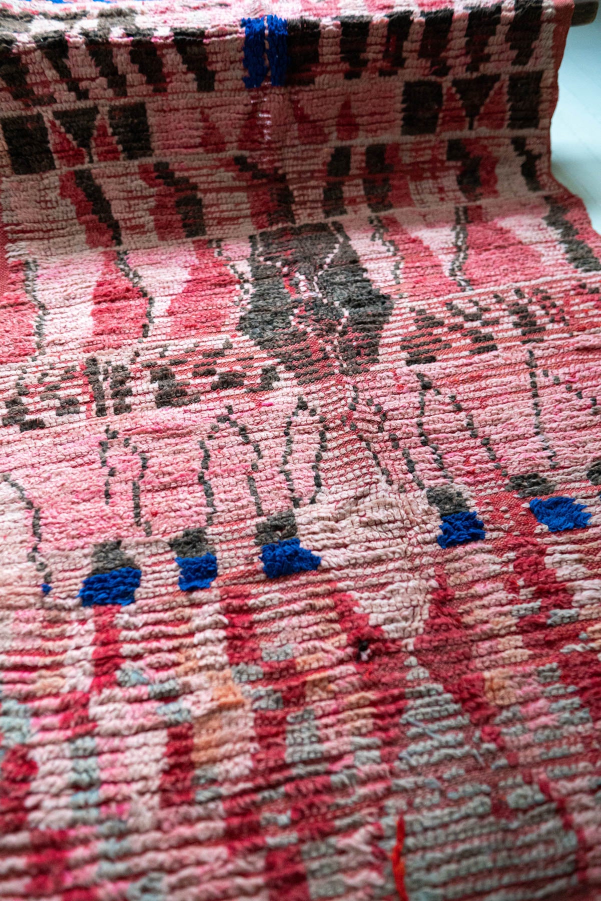 Azilal vintage matto "Truffle" 130x190 cm