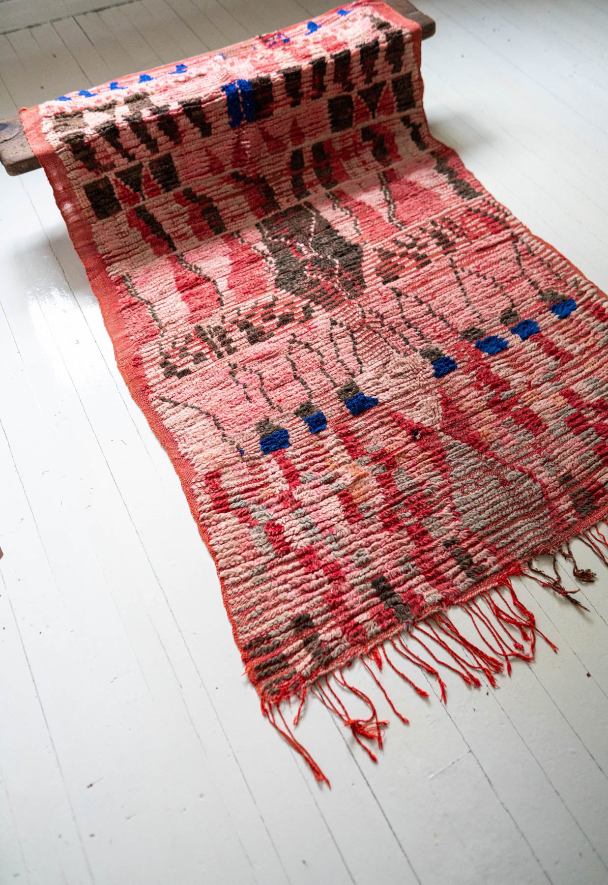 Azilal vintage matto "Truffle" 130x190 cm