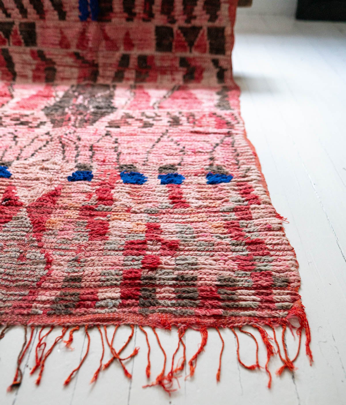 Azilal vintage matto "Truffle" 130x190 cm