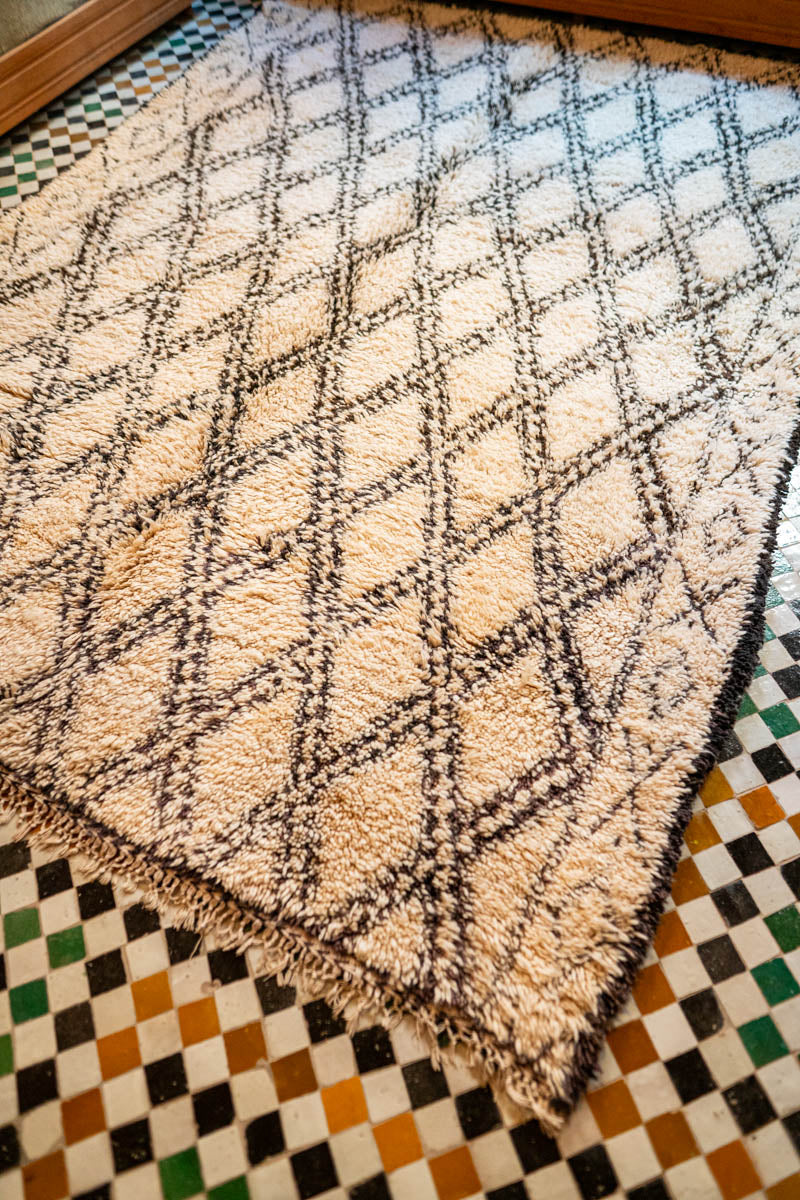 Beni Ouarain Rug "Xoxo" 195x260 cm